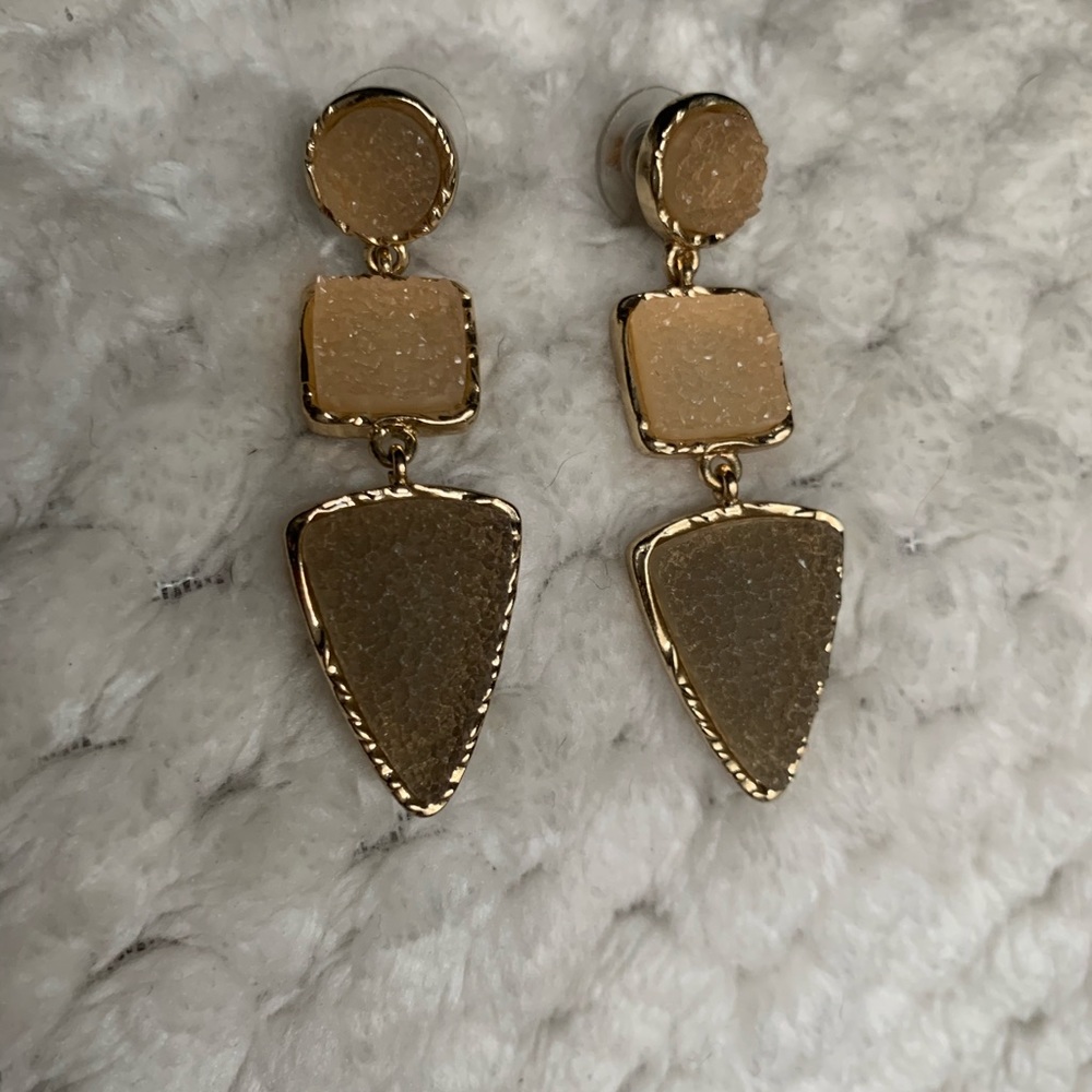 3 drop earrings
